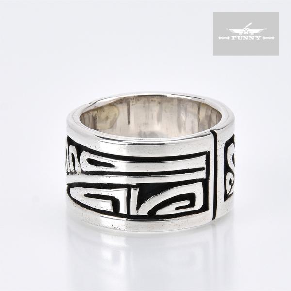 FUNNY公式ストア ナバホ族 キャリー・ビゲイ オーバーレイ リング 16.5号 インディアンジュ...