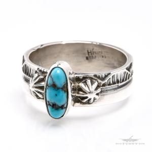 ナバホ族　インディアンジュエリー　10号　指輪 Indian Jewelry FUNNY公式ストア ナバホ族 Andrew Enrico オニキス