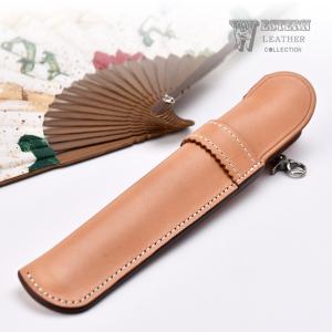 FUNNY公式ストア ウエスタンレザー 扇子ケース 《タン》 扇子入れ 扇子