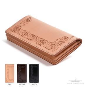 goro'sレザー長財布 コンチョ付き goro's（ゴローズ） バッファロー 5セント コンチョ付き レザー