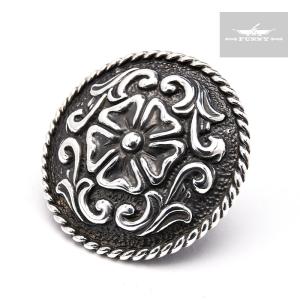 セール　ファニー　メディスンバッグ　カービングレザー　ビクターコンチョ シルバー セール ファニー メディスンバッグ カービングレザー ビクターコンチョ