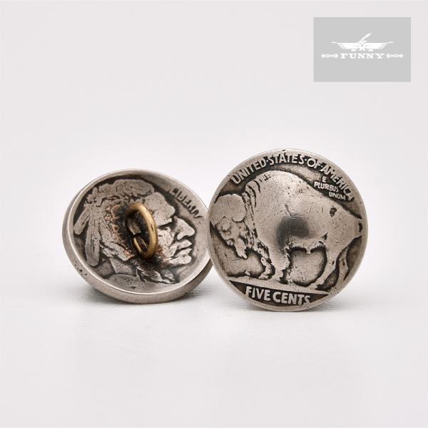 FUNNY公式ストア ファニー コイン コンチョ 5セント バッファロー 《ループタイプ》 【メール...