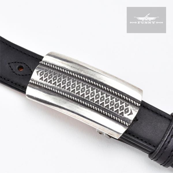 FUNNY公式ストア ファニー スタンプ バックル ネイティブアメリカン ベルト スタンプワーク