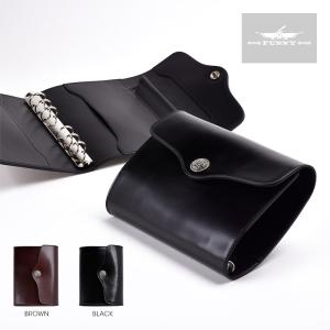 Brelio コードバンペンケース ワイドフラップ 2本差し 4605 : ナガサワ