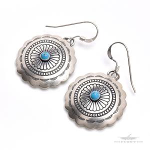 インディアンジュエリー ケビンラモーン シルバーピアス Indian Jewelry FUNNY公式ストア ナバホ族 ケビン・ラモーン