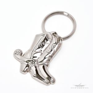 FUNNY公式ストア ミニチュア ウエスタンブーツ キーホルダー レザー