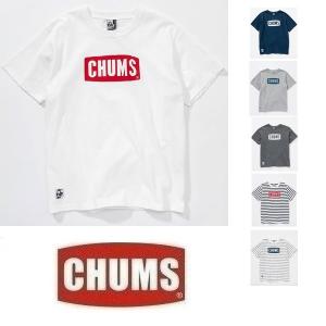 セール　メール便可　CHUMS/Logo T-Shirt チャムス/ロゴＴシャツ　CH01-1010/1242　メンズ　半袖　S M L XL　アウトドア　フェス