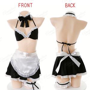 メイド服 コスプレ コスチューム メイド ビキ...の詳細画像4