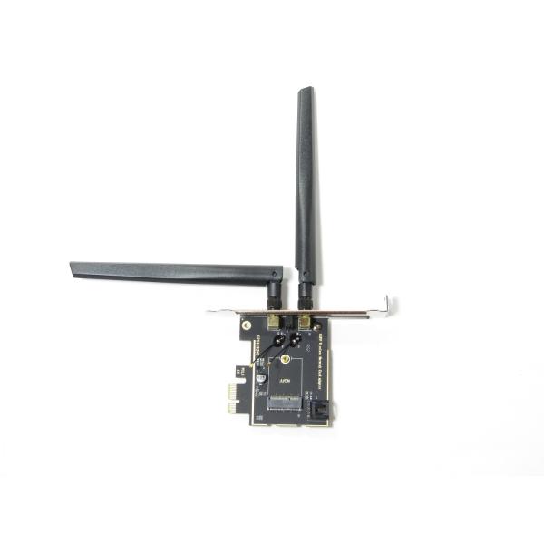 WiFi PCI-Express to M.2 ライザーカード アンテナセット