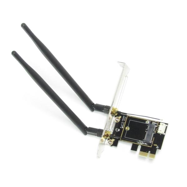 【訳あり】WiFi PCI-Express to M.2 ライザーカード アンテナセット