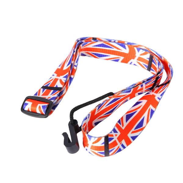 ウクレレストラップ イギリス国旗 ハワイギターベルト ベルト ウクレレ 用 ストラップ 調節可能 楽...