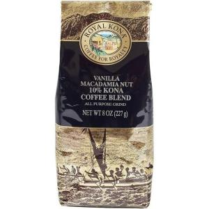 コーヒー フレーバー ロイヤルコナ バニラマカダミアナッツ 227g 粉