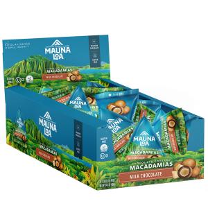 マカダミアナッツ チョコ マウナロア ミルクチョコレート 17g×24パック