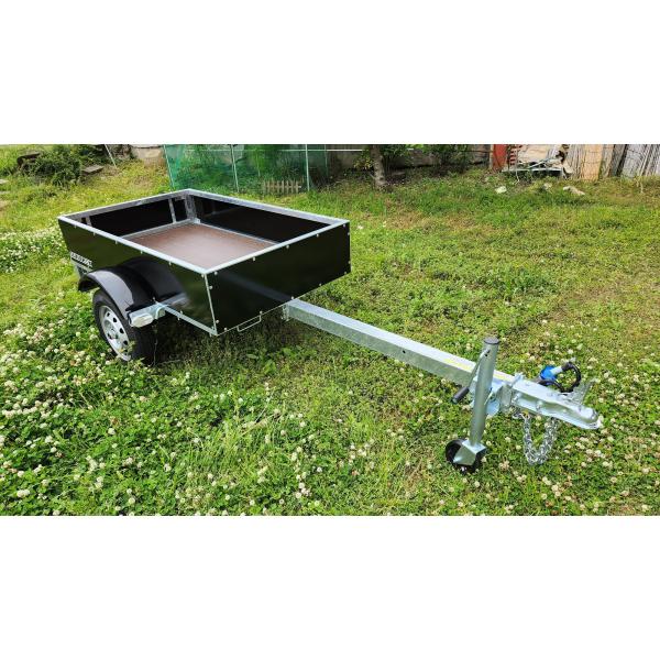 ★☆FMT07 折り畳み収納OK！立てて保管もOK！サントレックス 軽トラックでも牽引出来るトレーラ...