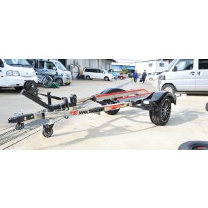 ★☆RR-A マックストレーラー・軽登録 ステンレス アルミホイール 1艇積み ジェットスキー マリンジェット 連結検討書付！新品！激安！☆★