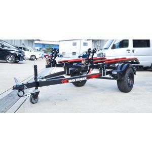★☆RR-S225・軽自動車登録 マックストレーラー・スチール 2艇積み ジェットスキー マリンジェ...