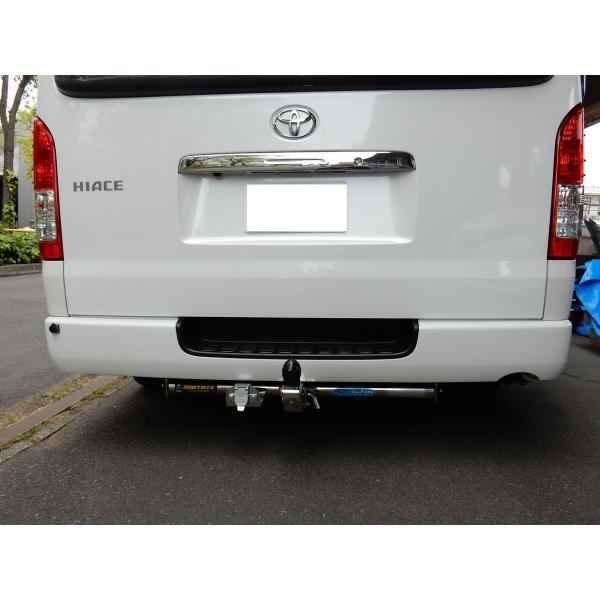 ★☆ハイエースワイド GDH TRH KDH 200 ステンレス ヒッチメンバー サントレックス タ...
