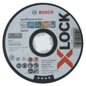 【インボイス対応】ボッシュ X-LOCK切断砥石125x1.0マルチ 5枚 バラ梱包｜FURDICH