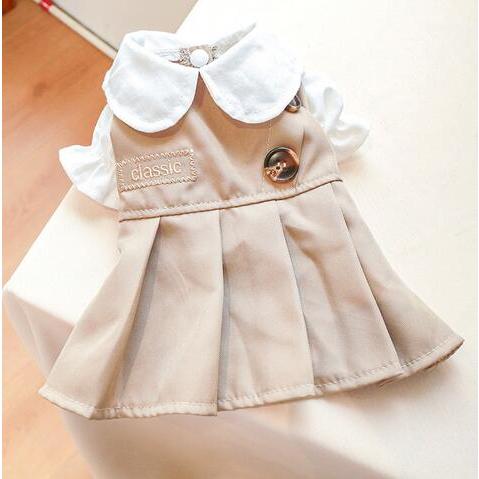 【FURDICH】犬　ドッグ　ペット　服　ウェア　小型犬　中型犬　ベージュ　S　M　L