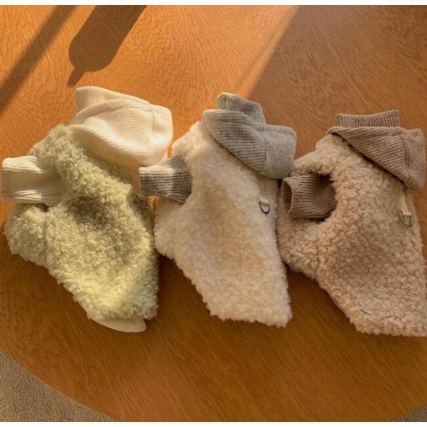 【FURDICH】犬　ドッグ　ペット　服　ウェア　小型犬　中型犬　グレー　ブラウン　グリーン　S　M...