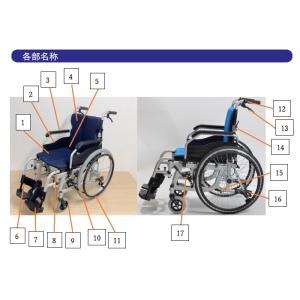 多機能型自走式 車いす PM 車椅子 軽量 折...の詳細画像4