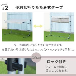 サイクルガレージ 自転車 収納庫 ガレージ バ...の詳細画像4