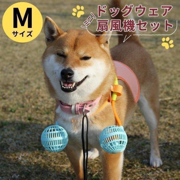 扇風機 犬用 ドッグファン ミニ 夏 犬 ひんやり 暑さ対策 ドッグウェア お散歩 扇風機セット ワ...