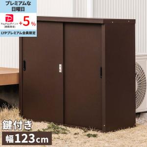 スチール 物置 幅123 屋外 おしゃれ 物置き...の商品画像