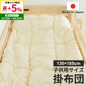 掛け布団 115×170cm 日本製 洗える 小さめ ジュニア 二段ベッド用