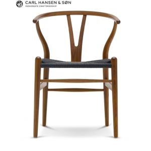 ワイチェア CH24 Yチェア ウォルナット材　オイル仕上げ　ブラックペーパーコード カールハンセン＆サン walnut oil black papercord｜furniture-direct