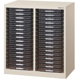 送料無料/車上渡し W640×D400×H700mm/B4 浅型引出し32B4判プラスチック引出し/レターケース法人様限定販売/アレンジャー整理ケース/書庫/書類収納/スチール家