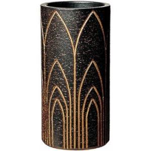 岩尾磁器(有田焼) 傘立て 彫刻 (レリーフ) AM-965H