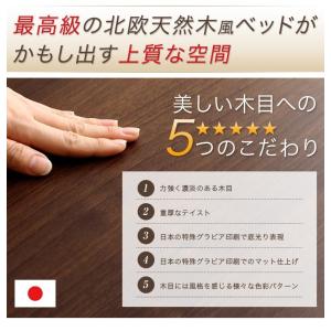 日本正規 収納付きデザインベッド ダブル マルチラススーパー 