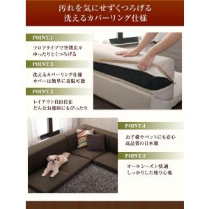 (タイムセール中) ローソファー 3人〜4人掛...の詳細画像2