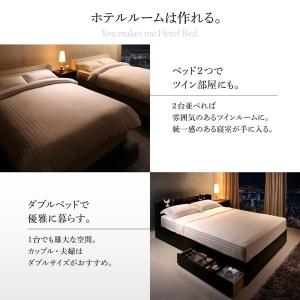 スタンダードポケットコイル ベッド ダブル ホテルライクベッド ラグ ダイニング ボックスシーツ付 ダブルベッド Dsth ラグ ダイニング マットレス付き ベッドフレーム ハッピーホーム