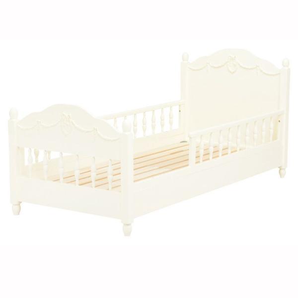 (SALE) すのこベッド セミシングルベッド フレームのみ ショート丈 ホワイト 白 姫系ベッド