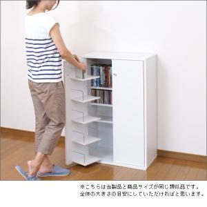 安心の日本製 国産 鍵付きDVD収納 DVDラックの詳細画像5