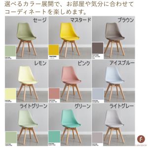 ダイニングチェア イームズチェア クッション付...の詳細画像2