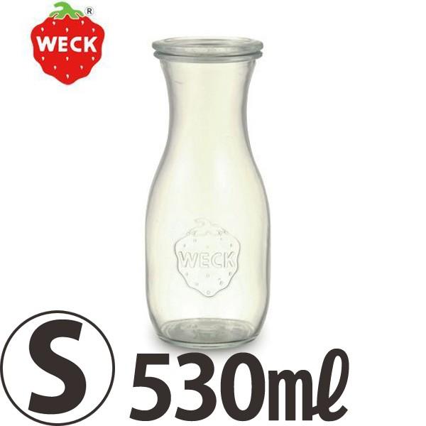 ジャー「WECK」ジュースジャー（530ml/S）【ガラス ボトル イチゴ 保存 容器 キッチン 収...