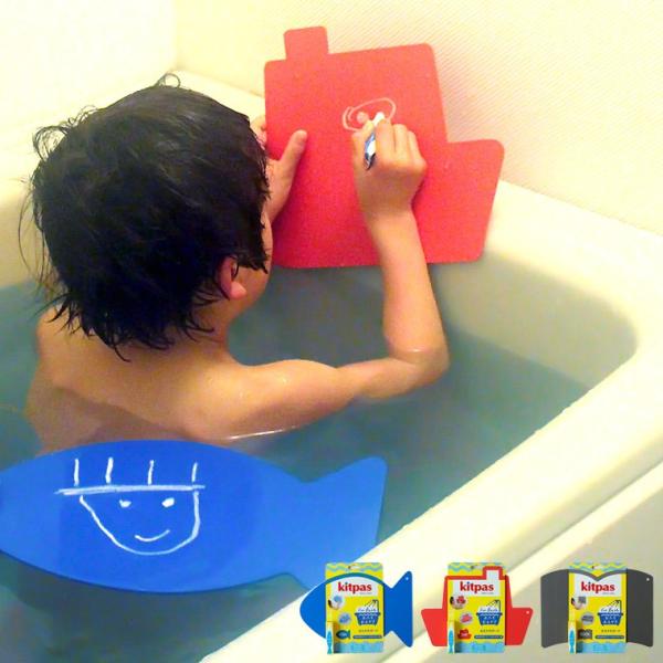 お風呂クレヨン「キットパスforバス（kitpas）」おえかきボード【日本製 クレヨン お風呂玩具 ...