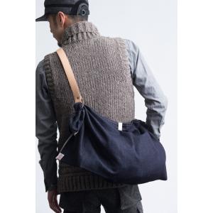 風呂敷バッグ ハンドバッグ DLタンローハンド セット カイハラデニム AO 碧 85cm 持ち手 ...