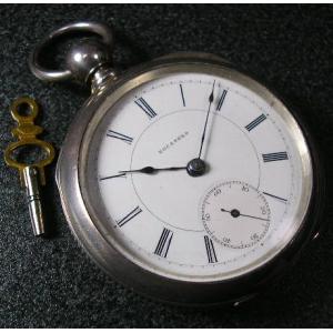WALTHAM（ウォルサム） 大型銀製手巻きアンティーク懐中時計、フリー