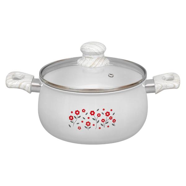 和平フレイズ レトル ＩＨ対応両手鍋 20cm RB-2864 手 こびりつきにくい ホーロー 24...