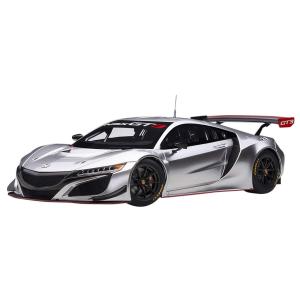 AUTOart 1/18 ホンダ NSX GT3 2018 ハイパー・シルバー 完成品 81897