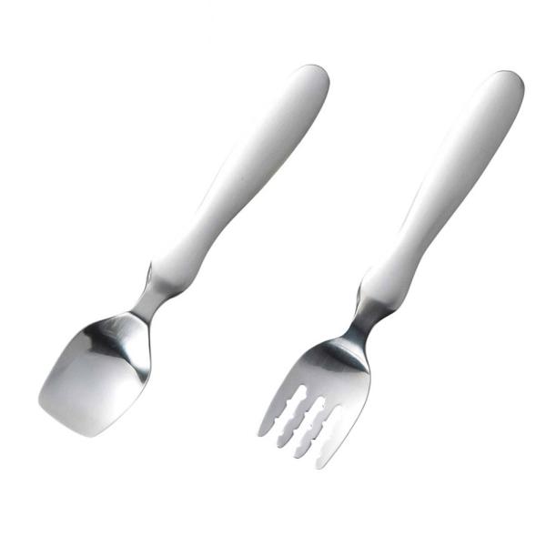 OGISO EDISON エジソンシリーズ UD キッズスプーン/キッズフォーク 洋食器 口あたり ...