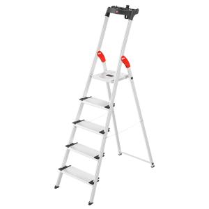 ハイロ L80 5段 アルミ製 収納 脚立 北欧 ドイツ 脚立 シンプル 軽い 安全 便利 工具 高さ 頑丈 コンパクト 公式