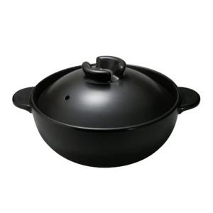 スズ木 こだわり万能土鍋 萬古焼 奥土鍋 小鍋 炊飯 ih 直火 9号 釜 ガス ギフト ...