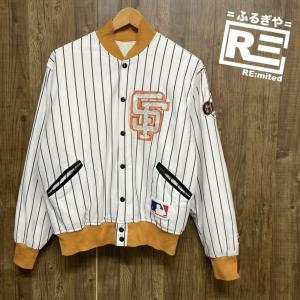 Majestic◇MLB/シアトルマリナーズ/スタジャン/M/ナイロン/NVY/無地