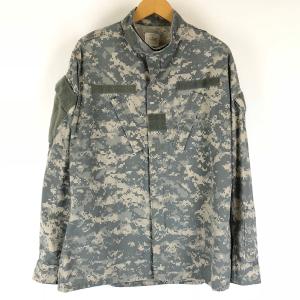 古着 U.S ARMY BDUジャケット ACU リップストップ デジタルカモ カモフラ柄 オリーブ系 中古 n010136｜furugiya-sun