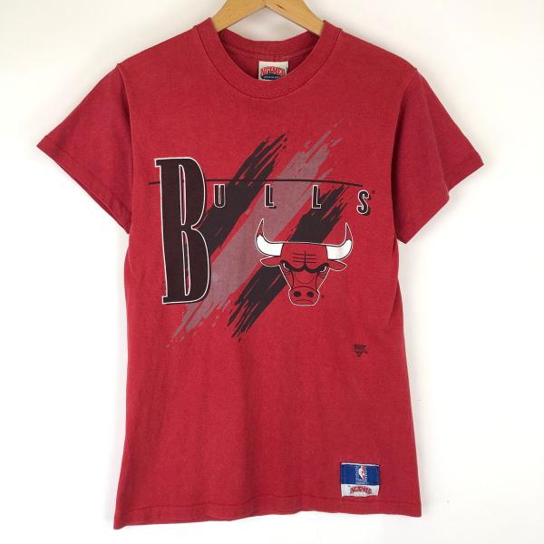 NUTMEG ロゴプリントTシャツ made in USA CHICAGO BULLS シカゴブルズ...